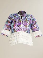 PATRICIA SEQUENCED MARBLE JACKET