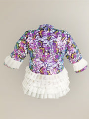 PATRICIA SEQUENCED MARBLE JACKET